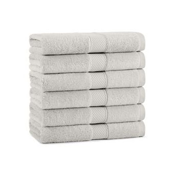 Aston & Arden Egyptian Cotton Hand Towels 16x30 (6-Pack)