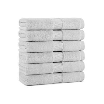 Aston & Arden Egyptian Cotton Hand Towels 16x30 (6-Pack)
