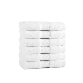 Aston & Arden Egyptian Cotton Washcloths 13x13 (6-Pack)