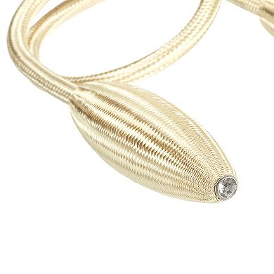 Curtain Tiebacks Clips, 4 Pack Creative Decorative Window Drape Twist Tie Backs for Home