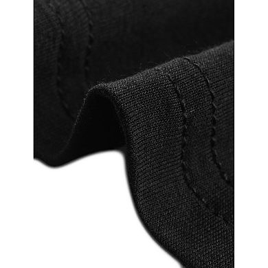 Women's Long Sleeve Tops Casual Fitted Asymmetric Neck Knot Ruched Top