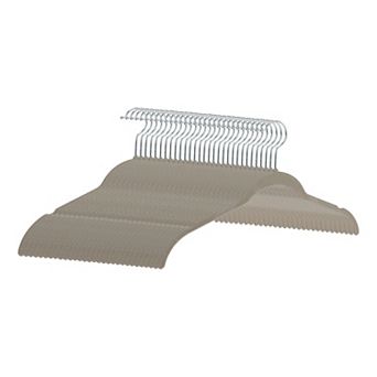 30 Packs Velvet Non-Slip Hangers, Durable 360-degree Space Saving Clothes Hangers for Closet