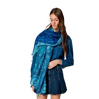Women Lightweight Colorful and Stylish Shawls With Tassel-Perfect Shoulder Cover For Spring and Fall