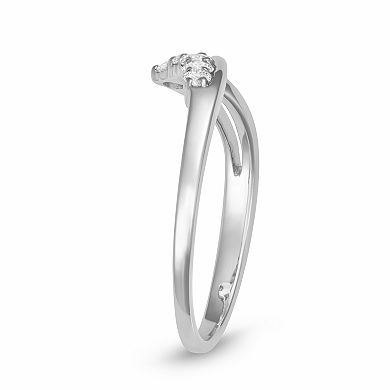 HDI 10k Gold 1/4 Carat T.W. Lab-Grown Diamond Ring