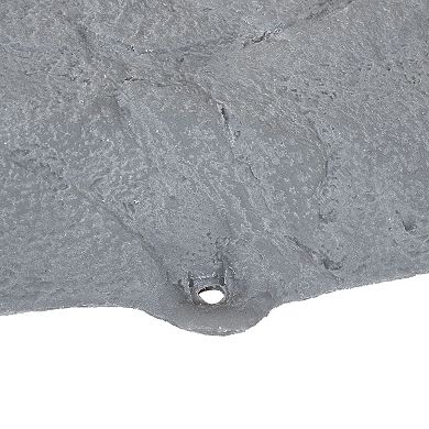 Sunnydaze Outdoor Polyresin Landscape Rock Septic Cover with Stakes