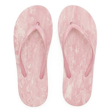 Feelgoodz Women's Slimz Remix Natural Rubber Flip-Flip Thong Sandals