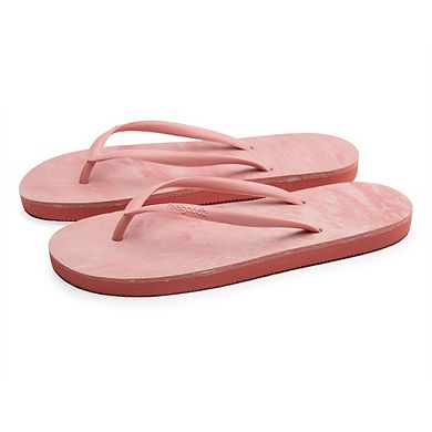 Feelgoodz Women's Slimz Remix Natural Rubber Flip-Flip Thong Sandals