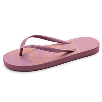 Feelgoodz Women's Slimz Remix Natural Rubber Flip-Flip Thong Sandals