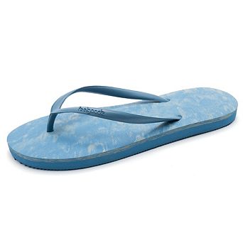Feelgoodz Women's Slimz Remix Natural Rubber Flip-Flip Thong Sandals