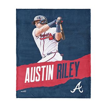 Atlanta Braves Austin Riley Silk Touch Throw Blanket