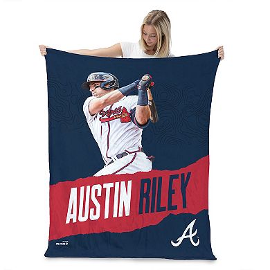 Atlanta Braves Austin Riley Silk Touch Throw Blanket