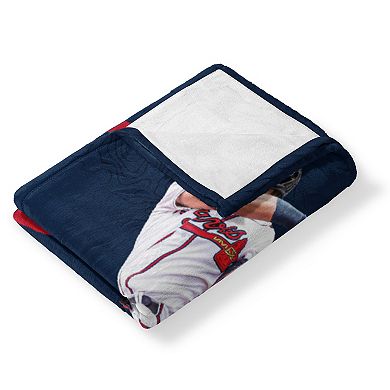 Atlanta Braves Austin Riley Silk Touch Throw Blanket