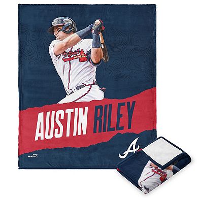 Atlanta Braves Austin Riley Silk Touch Throw Blanket