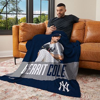 New York Yankees Gerrit Cole Silk Touch Throw Blanket