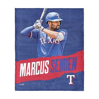 Texas Rangers Marcus Semien Silk Touch Throw Blanket
