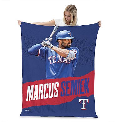 Texas Rangers Marcus Semien Silk Touch Throw Blanket