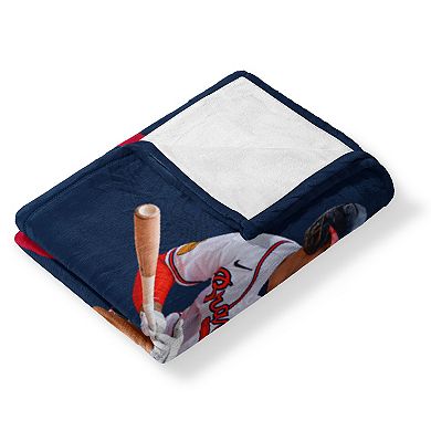 Atlanta Braves Matt Olson Silk Touch Throw Blanket