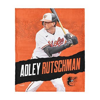 Baltimore Orioles Adley Rutschman Silk Touch Throw Blanket