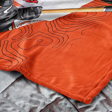 Baltimore Orioles Adley Rutschman Silk Touch Throw Blanket