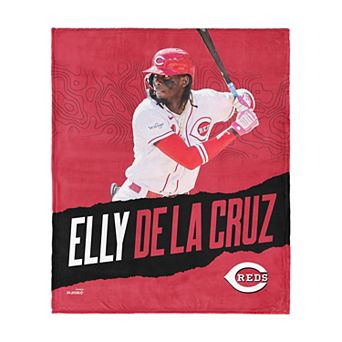 Cincinnati Reds Elly De La Cruz Silk Touch Throw Blanket