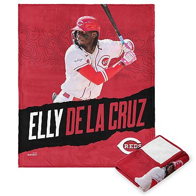 Cincinnati Reds Elly De La Cruz Silk Touch Throw Blanket