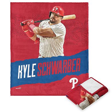 Philadelphia Phillies Kyle Schwarber Silk Touch Throw Blanket