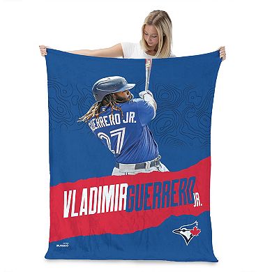 Toronto Blue Jays Vladamir Guerrero Jr. Silk Touch Throw Blanket