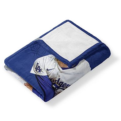 Los Angeles Dodgers Yoshinobu Yamamoto Silk Touch Throw Blanket