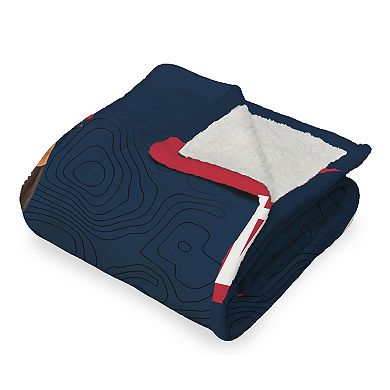 Atlanta Braves Austin Riley Silk Touch Sherpa Throw Blanket
