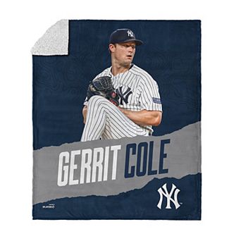New York Yankees Gerrit Cole Silk Touch Sherpa Throw Blanket