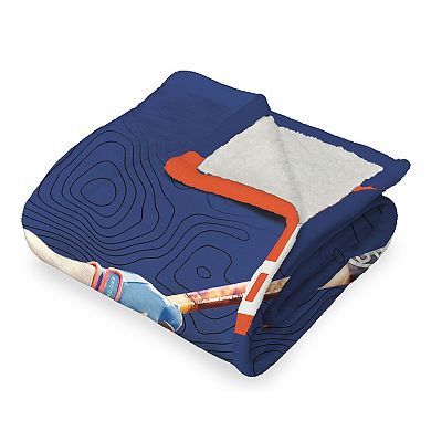 New York Mets Pete Alonso Silk Touch Sherpa Throw Blanket