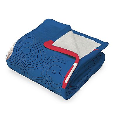 Toronto Blue Jays Vladamir Guerrero Jr Silk Touch Sherpa Throw Blanket