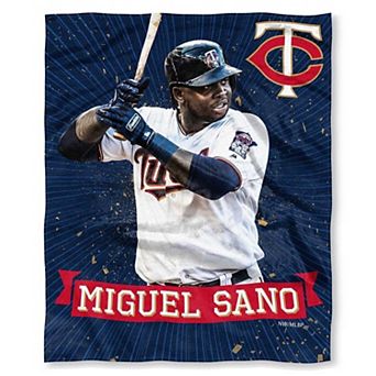 Minnesota Twins Miguel Sano Silk Touch Throw Blanket