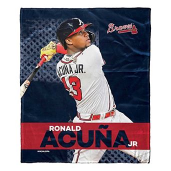 Atlanta Braves Ronald Acuña Jr. Silk Touch Throw Blanket