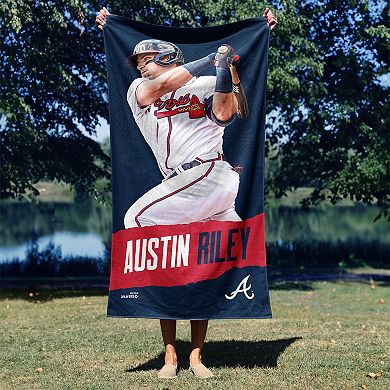 Atlanta Braves Austin Riley Beach Towel