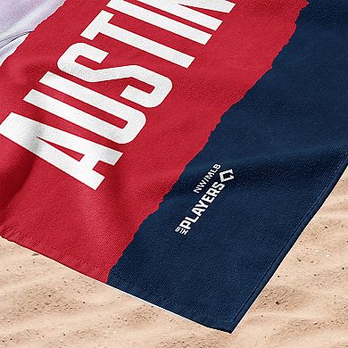 Atlanta Braves Austin Riley Beach Towel