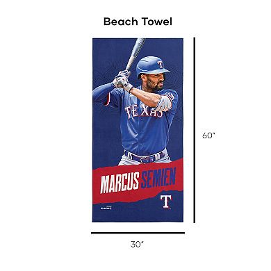 Chicago Cubs Marcus Semien Beach Towel