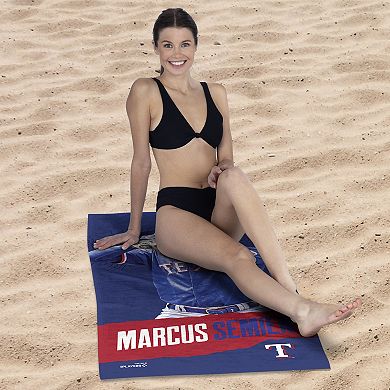 Chicago Cubs Marcus Semien Beach Towel
