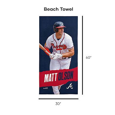 Atlanta Braves Matt Olson Beach Towel