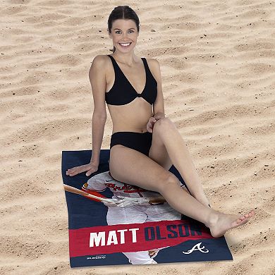 Atlanta Braves Matt Olson Beach Towel