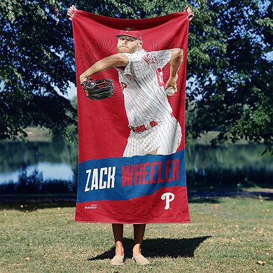 Philadelphia Phillies Zack Wheeler Beach Towel
