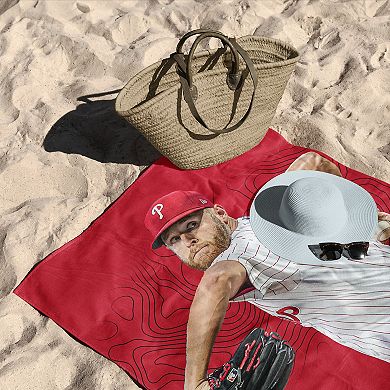 Philadelphia Phillies Zack Wheeler Beach Towel