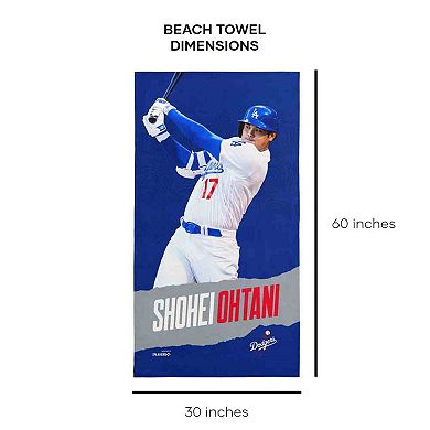 Los Angeles Dodgers Shohei Ohtani Beach Towel