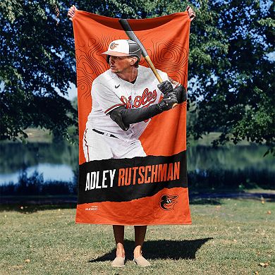 Baltimore Orioles Adley Rutschman Beach Towel