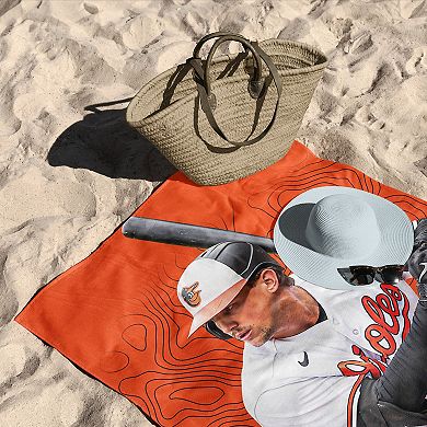 Baltimore Orioles Adley Rutschman Beach Towel