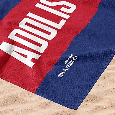 Texas Rangers Adolis Garcia Beach Towel