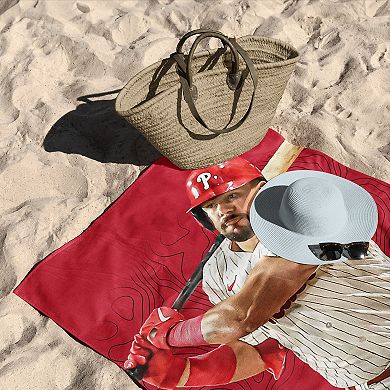 Philadelphia Phillies Kyle Schwarber Beach Towel