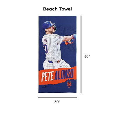 New York Mets Pete Alonso Beach Towel