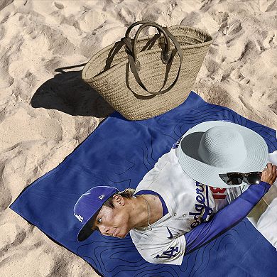 Los Angeles Dodgers Yoshinobu Yamamoto Beach Towel