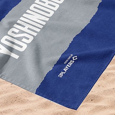 Los Angeles Dodgers Yoshinobu Yamamoto Beach Towel